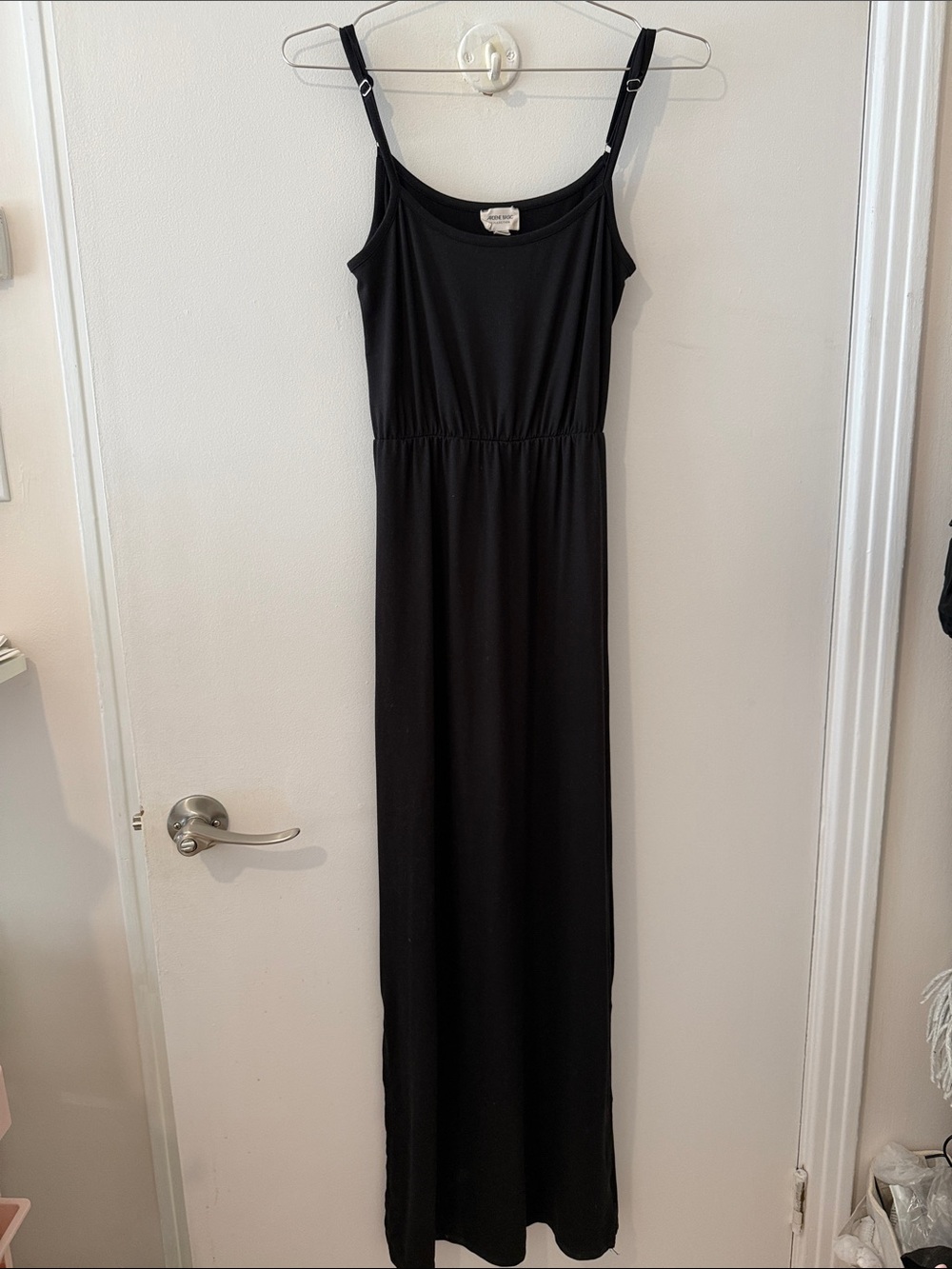 Ardene Black Maxi Dress with Adjustable Straps